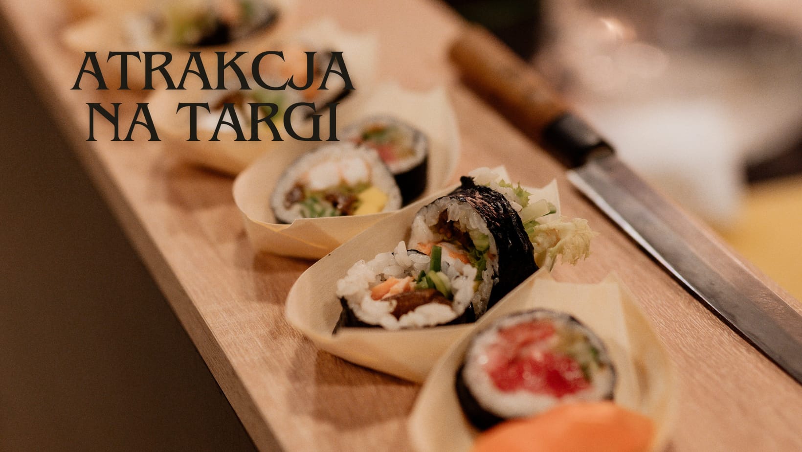 Atrakcja na stoisko targowe i na targi – sushi live show 23 Atrakcja na stoisko targowe i na targi – sushi live show