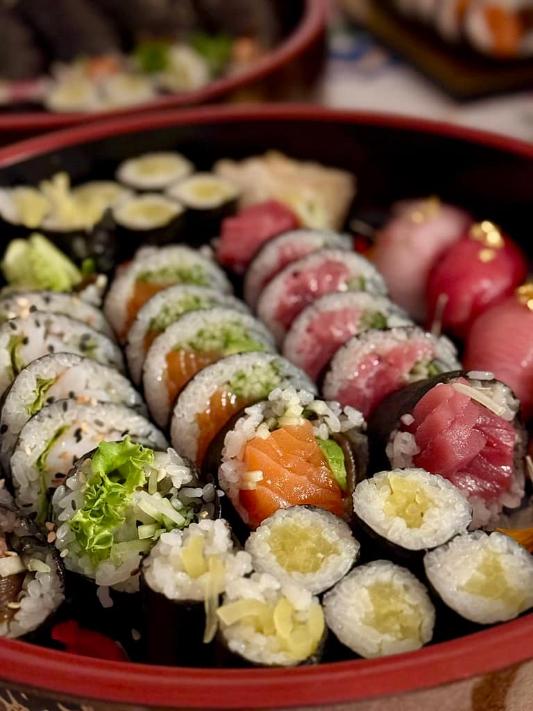 zestaw sushi premium: bluefin, seriola, łosoś szkocki